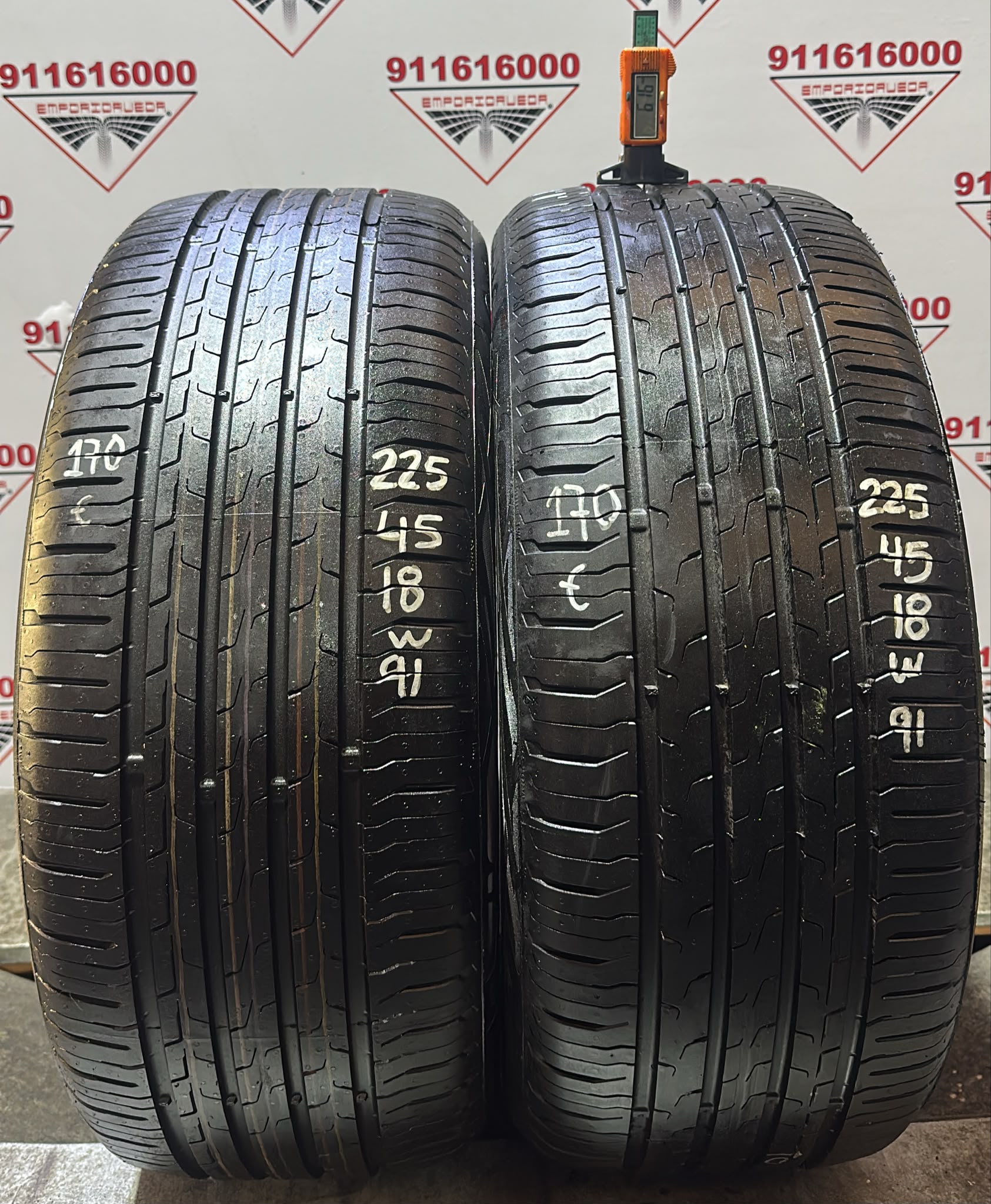 CONTINENTAL ECOCONTACT 6 USADO  225/45 R18 91 W